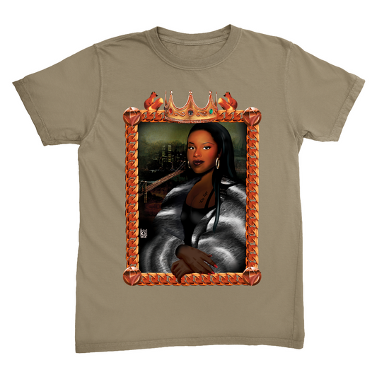 Black Louvre Muse 003 - Nana Lisa - Heavyweight t-shirt