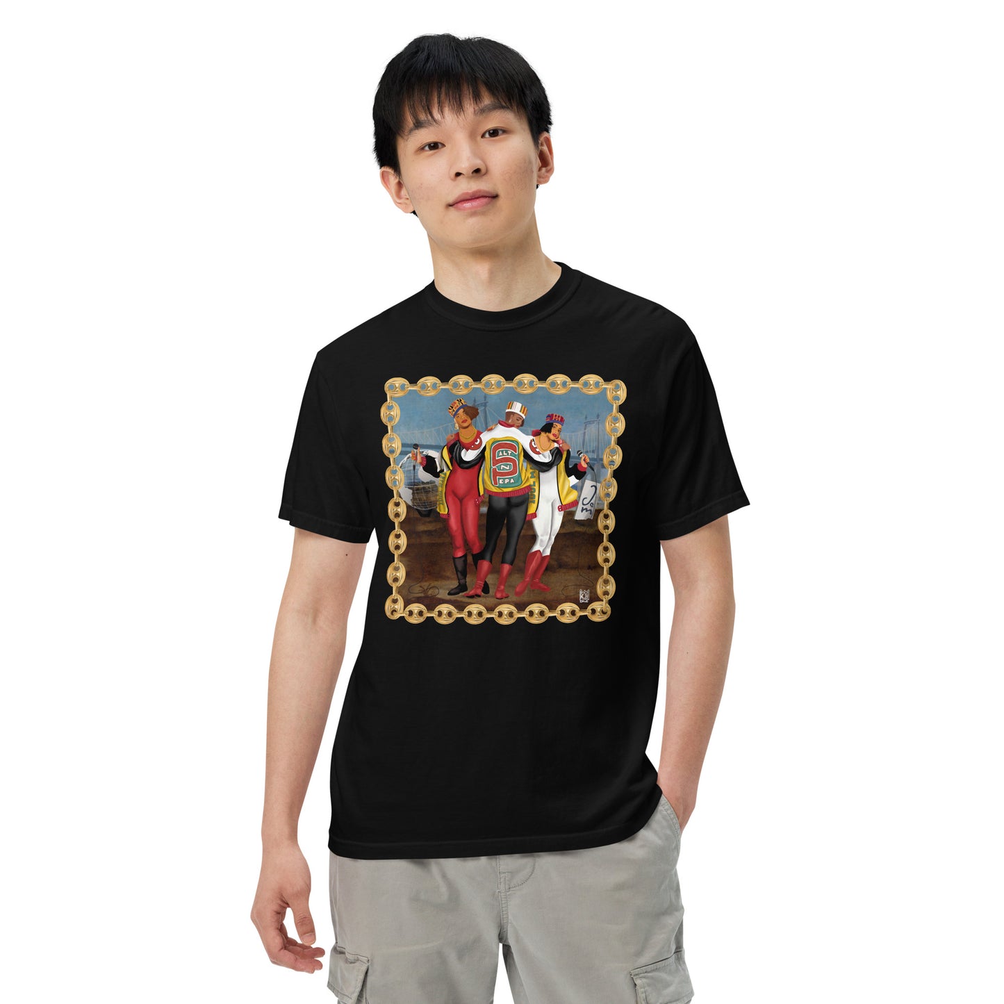 3 Queens Graces - heavyweight t-shirt