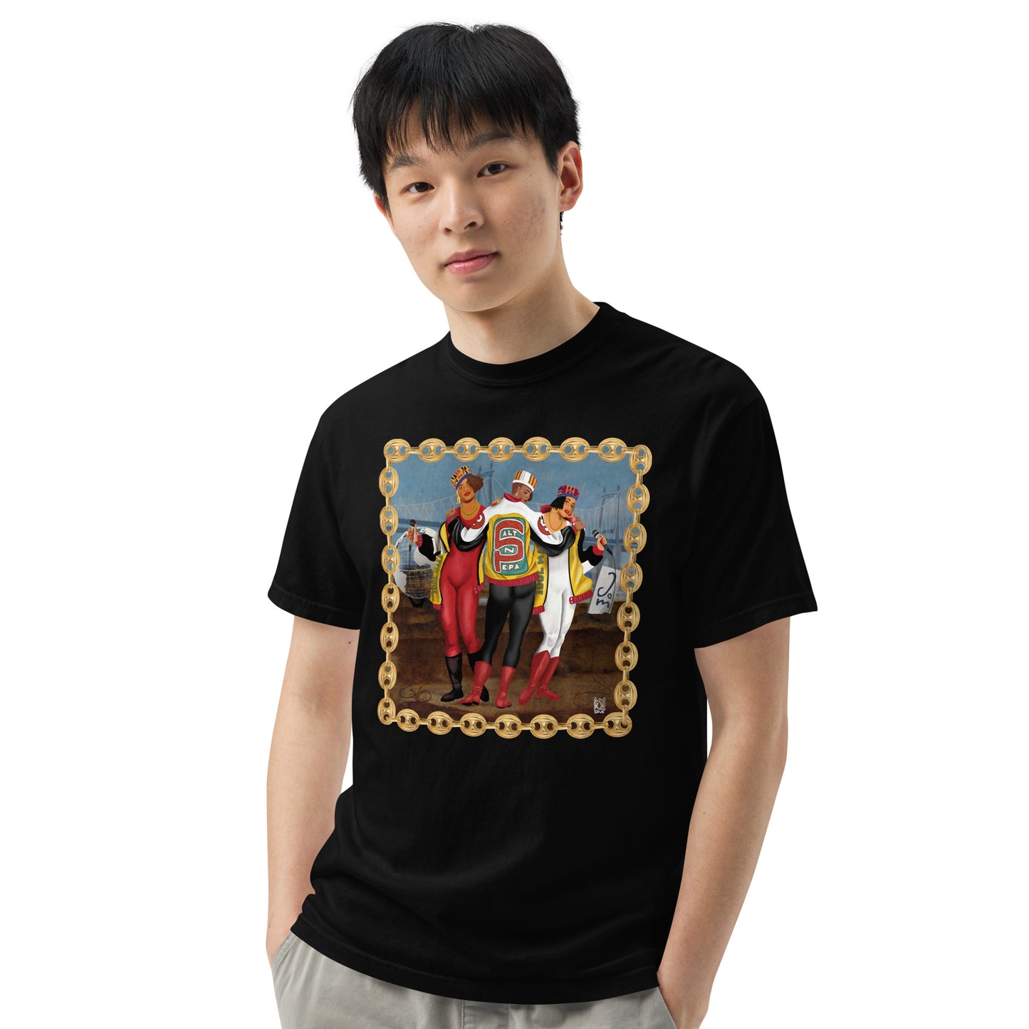 3 Queens Graces - heavyweight t-shirt