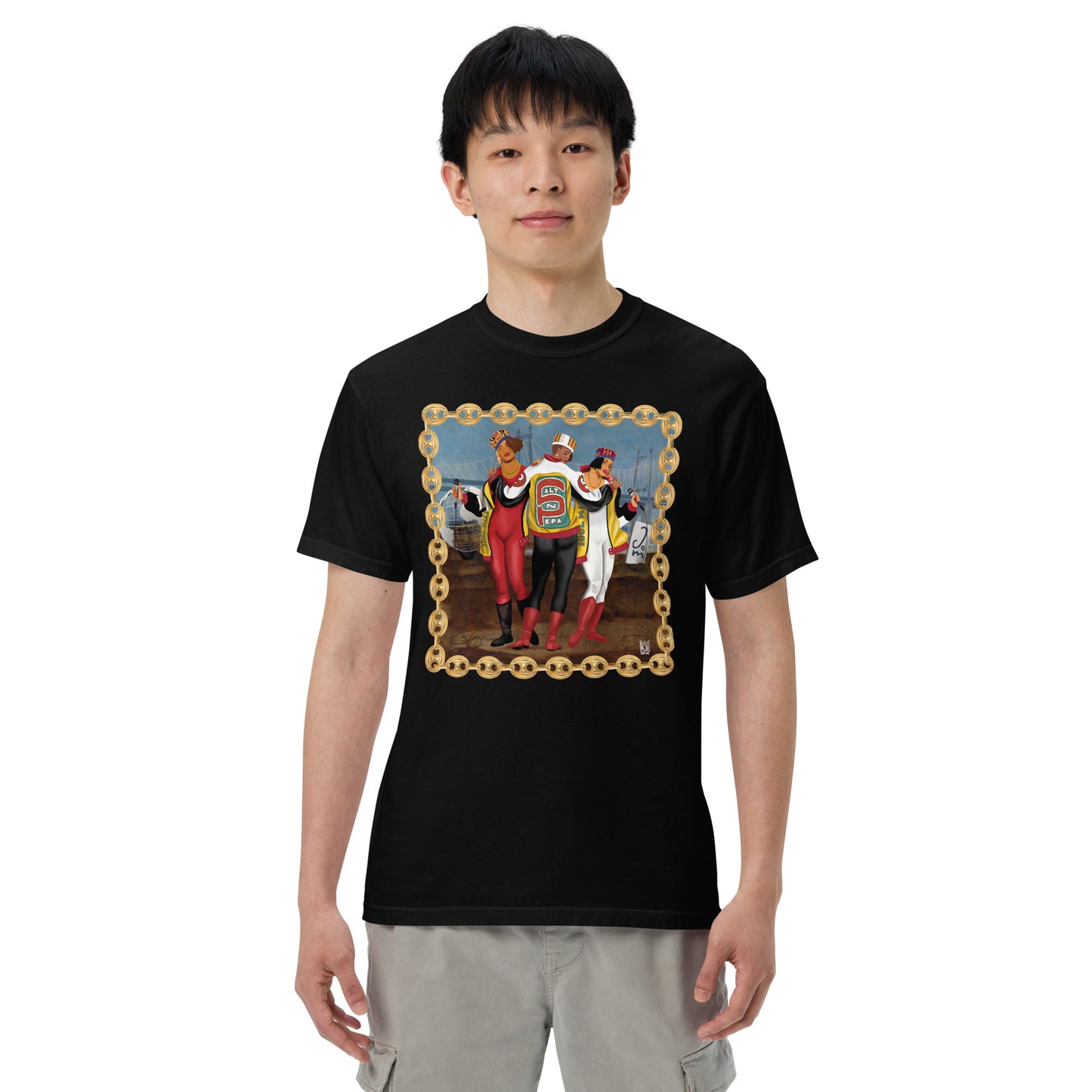 3 Queens Graces - heavyweight t-shirt