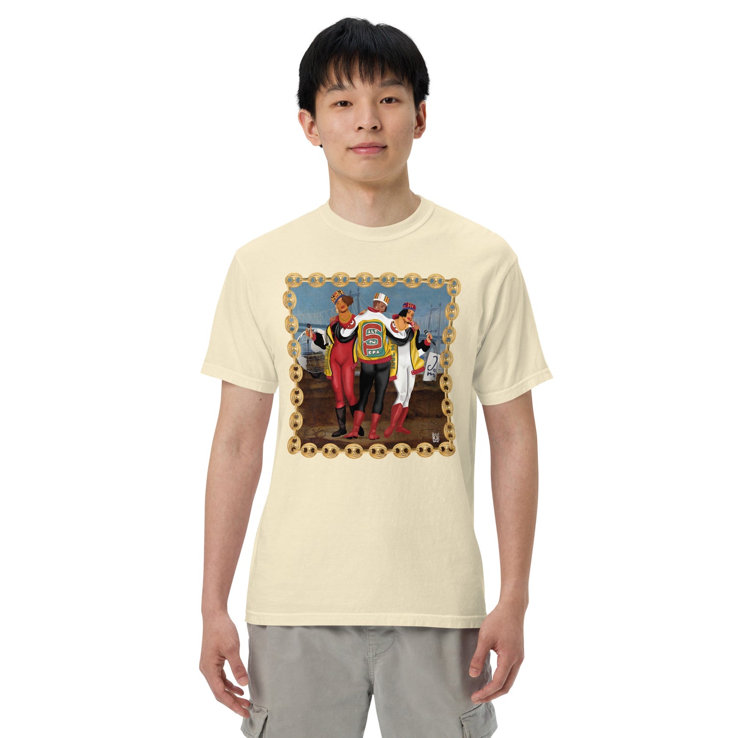 3 Queens Graces - heavyweight t-shirt