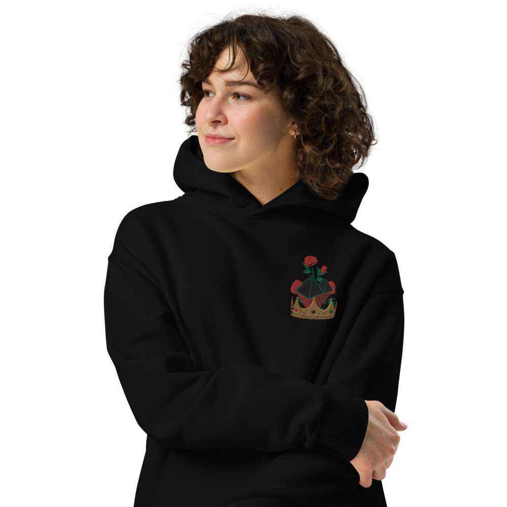 Louvre Noir Oversized Hoodie