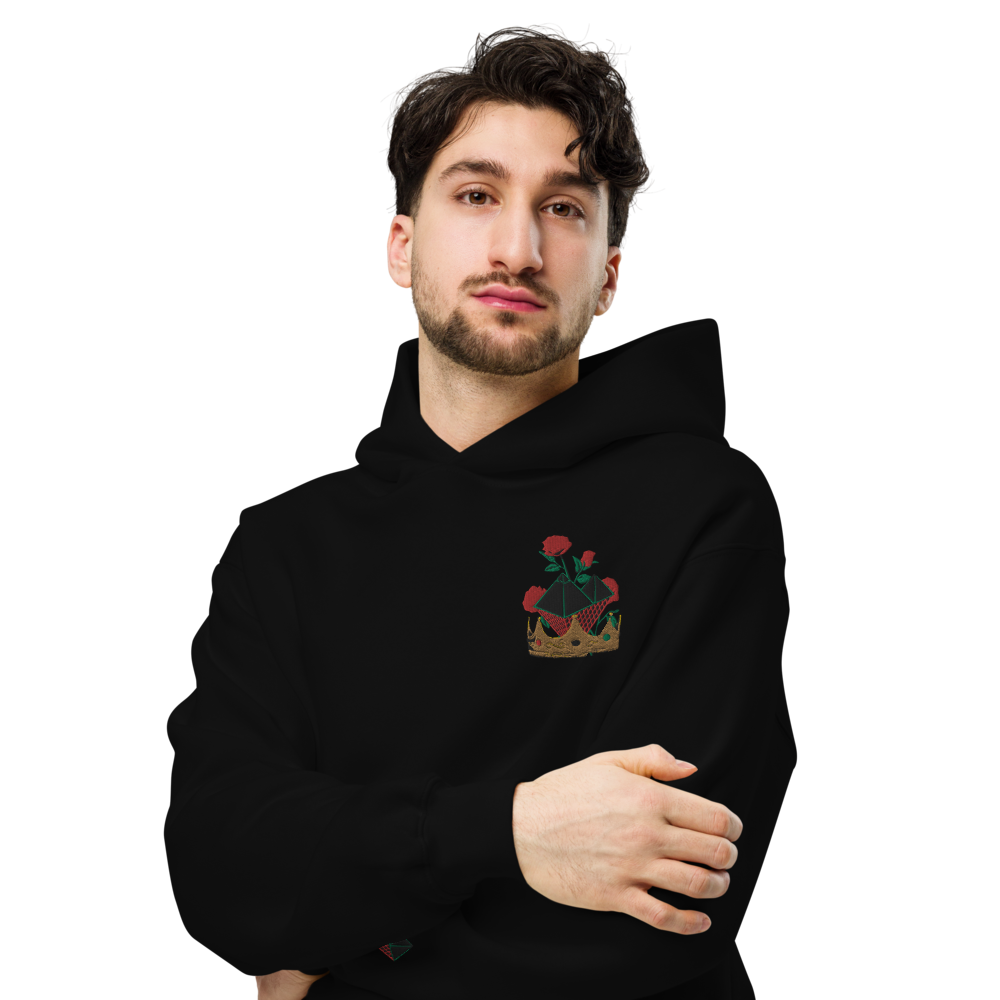 Louvre Noir Oversized Hoodie