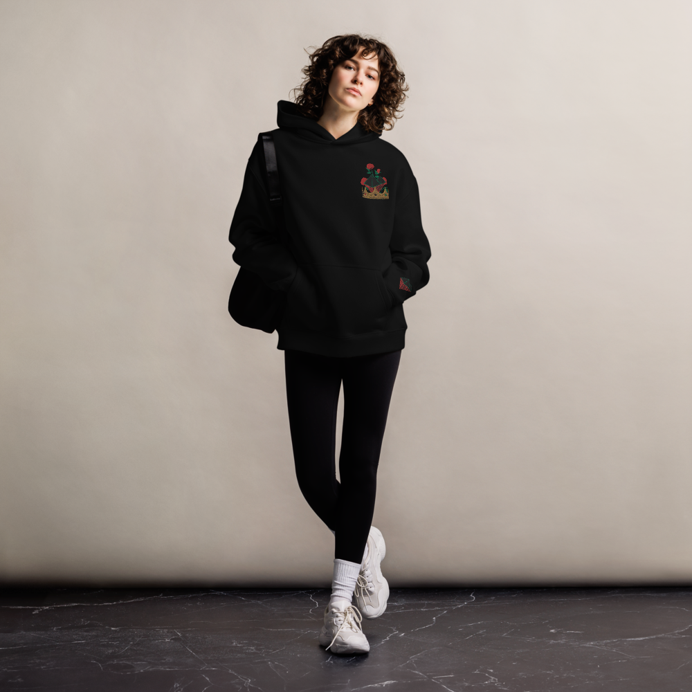 Louvre Noir Oversized Hoodie